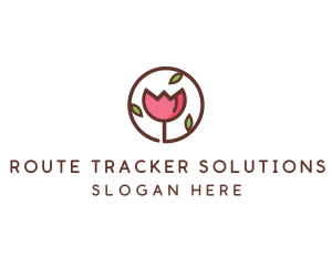 Tulip Flower Wellness Spa  logo design