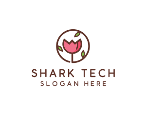 Tulip Flower Wellness Spa  logo design