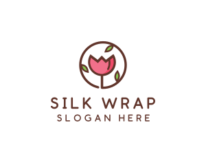 Tulip Flower Wellness Spa  logo design