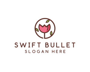 Tulip Flower Wellness Spa  logo design