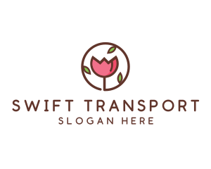 Tulip Flower Wellness Spa  logo design