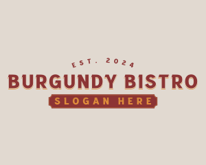 Bar Winery Restaurant logo design