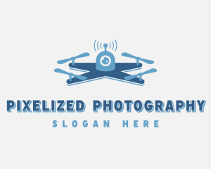 Aerial Drone Camera logo design