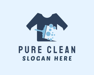 Clean Wash Shirt logo design