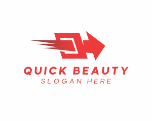 Quick Delivery Logistics Arrow logo