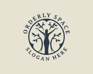 Woman Organic Spa logo design