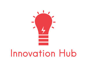 Bolt Idea Bulb logo