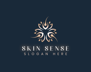 Elegant Wellness  Skin Hair Follicle logo design