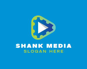 Mechanical Media Player logo design