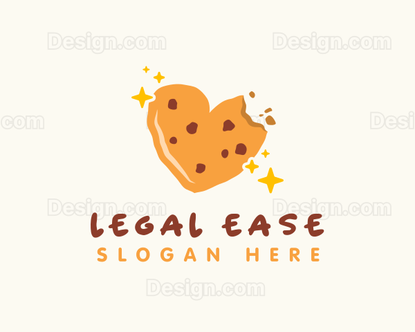 Heart Cookie Bakery Bites Logo