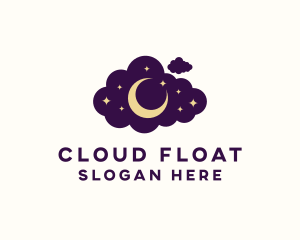 Star Moon Cloud logo design