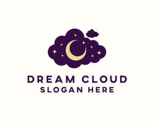 Star Moon Cloud logo design