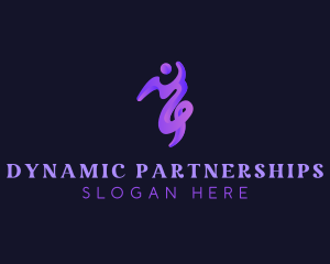 Human Swirl Fluid logo