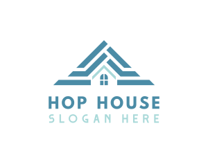 Roof House Property logo design