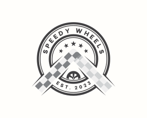 Steering Wheel Automotive Race logo design