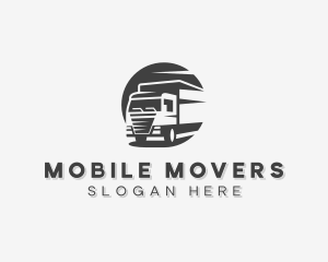 Delivery Trucking Vehicle logo design