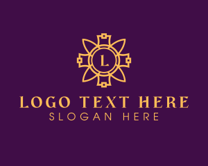 Floral Lantern Decoration  logo