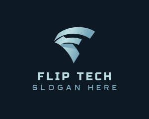 Startup Tech Company Letter F logo design