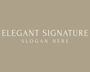 Premium Elegant Minimalist logo design