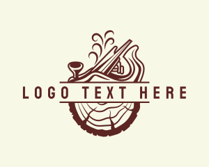 Lumberjack Wood Worker logo