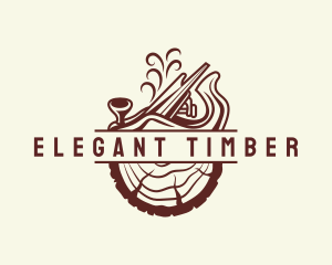 Lumberjack Wood Worker logo