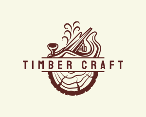 Lumberjack Wood Worker logo design