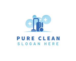 Vacuum Hoover Cleaning logo design