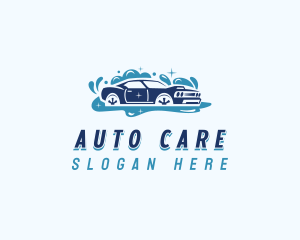 Auto Wash Cleaning logo design