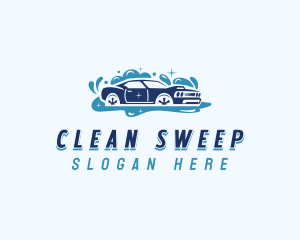 Auto Wash Cleaning logo design