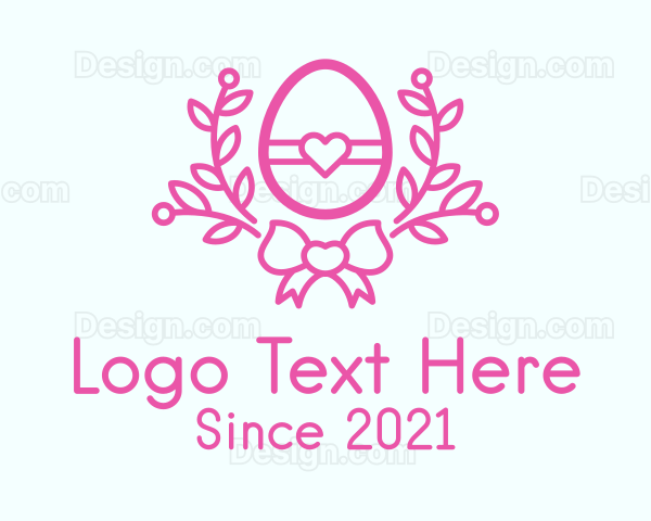 Pink Egg Decor Logo