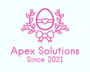 Pink Egg Decor logo design