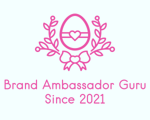 Pink Egg Decor logo design