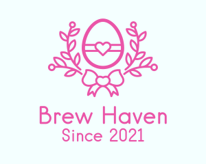 Pink Egg Decor logo design