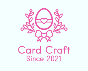 Pink Egg Decor logo design