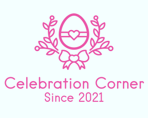 Pink Egg Decor logo design