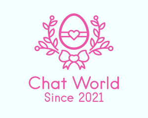 Pink Egg Decor logo design