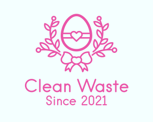 Pink Egg Decor logo design