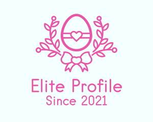 Pink Egg Decor logo design