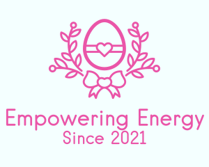 Pink Egg Decor logo design