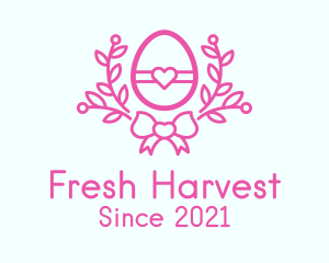 Pink Egg Decor logo design