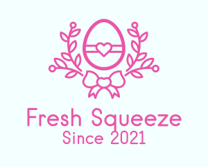 Pink Egg Decor logo design