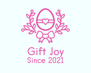 Pink Egg Decor logo design