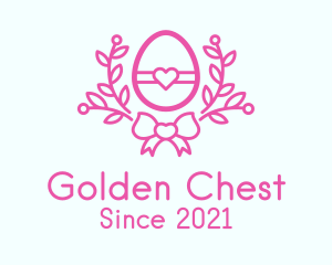 Pink Egg Decor logo design