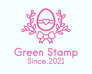 Pink Egg Decor logo design