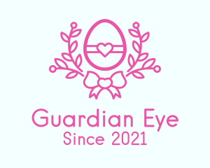 Pink Egg Decor logo design