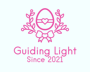 Pink Egg Decor logo design