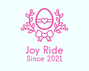 Pink Egg Decor logo design