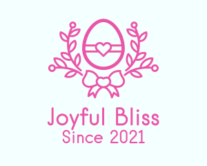 Pink Egg Decor logo design