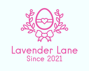 Pink Egg Decor logo design