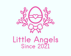 Pink Egg Decor logo design